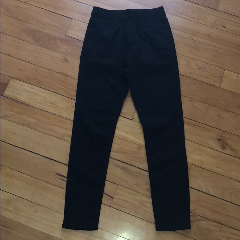 High Waisted Black Jeans